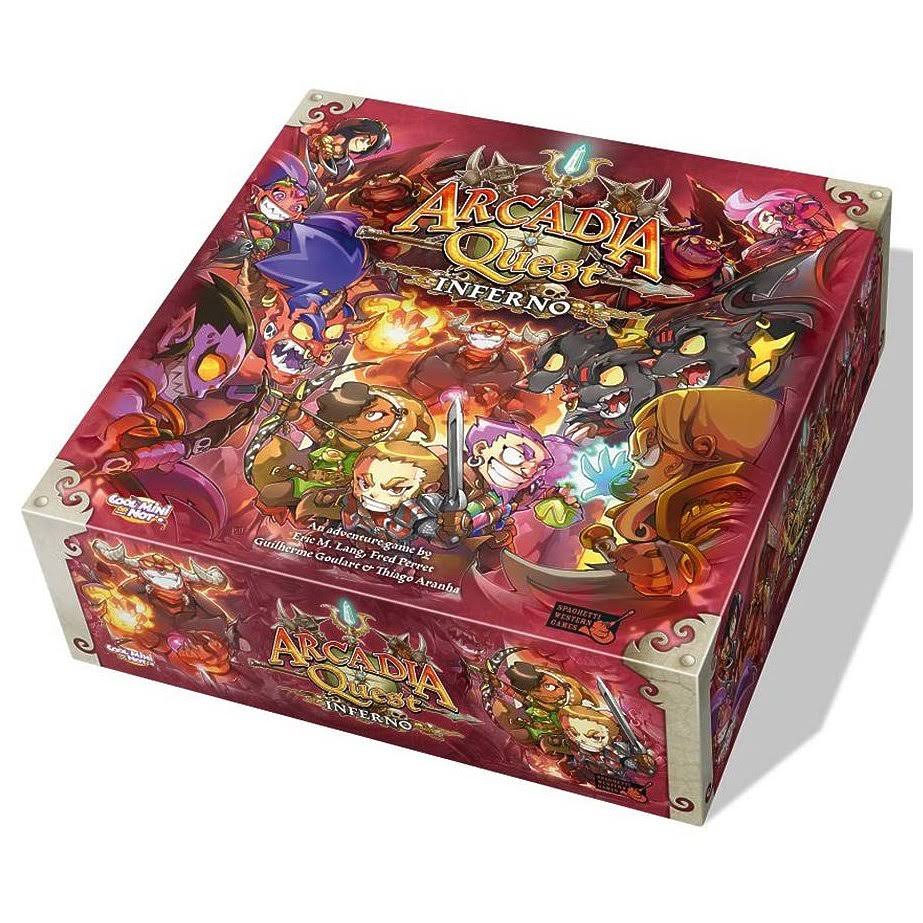 CMON Arcadia Quest Inferno Board Game