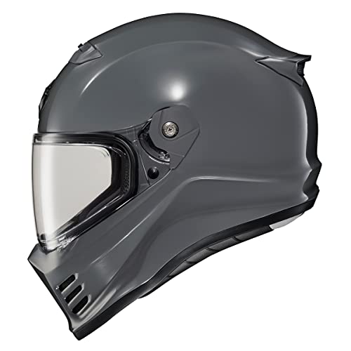 ScorpionEXO Covert FX Full Face Adult Motorcycle Helmet Street Fighter Style with Bluetooth Ready Speaker Pockets DOT ECE 22.06 Approved Unisex