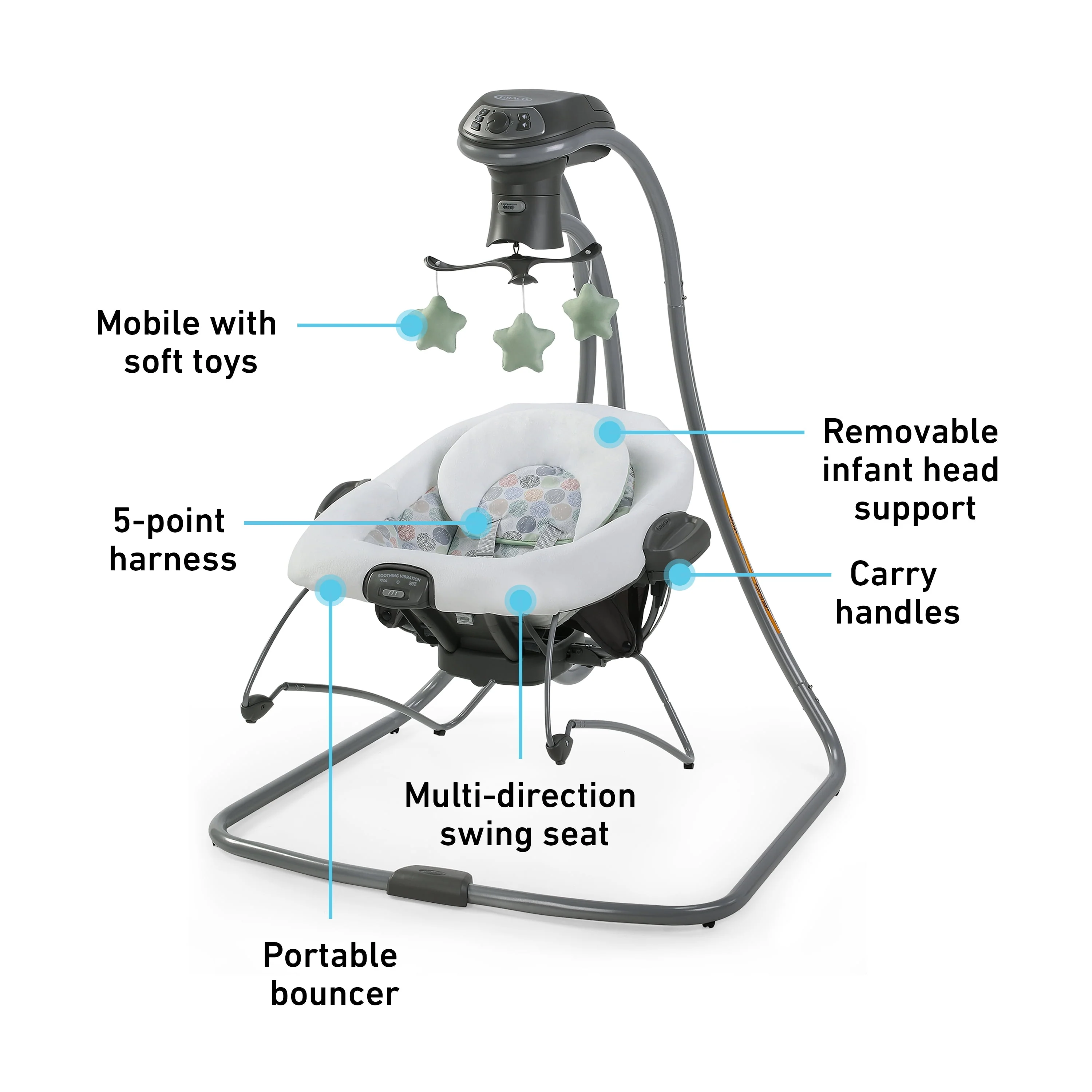 Graco Simple Sway 2-in-1 Swing