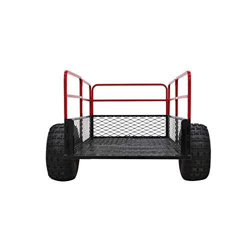 YUTRAX® HC1750 Trailer, Heavy-Duty Trailer, 1750 lb. Load Capacity, Heavy-Duty Steel Construction, Haul 28 Cub Feet, Minimal Assembly