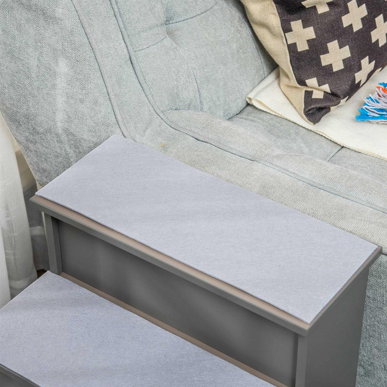 PawHut Pet Stairs, Small Pet Steps with Cushioned Removable Covering for Dogs and Cats Up to 22 Lbs - Pet Supplies online store