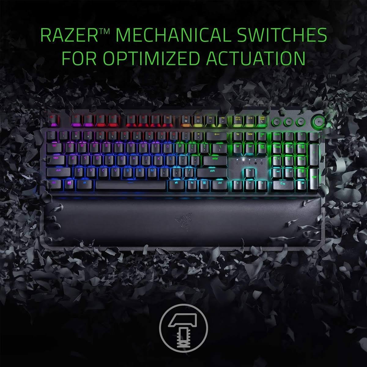 Razer BlackWidow Elite Mechanical Gaming Keyboard - Green Mechanical Switches
