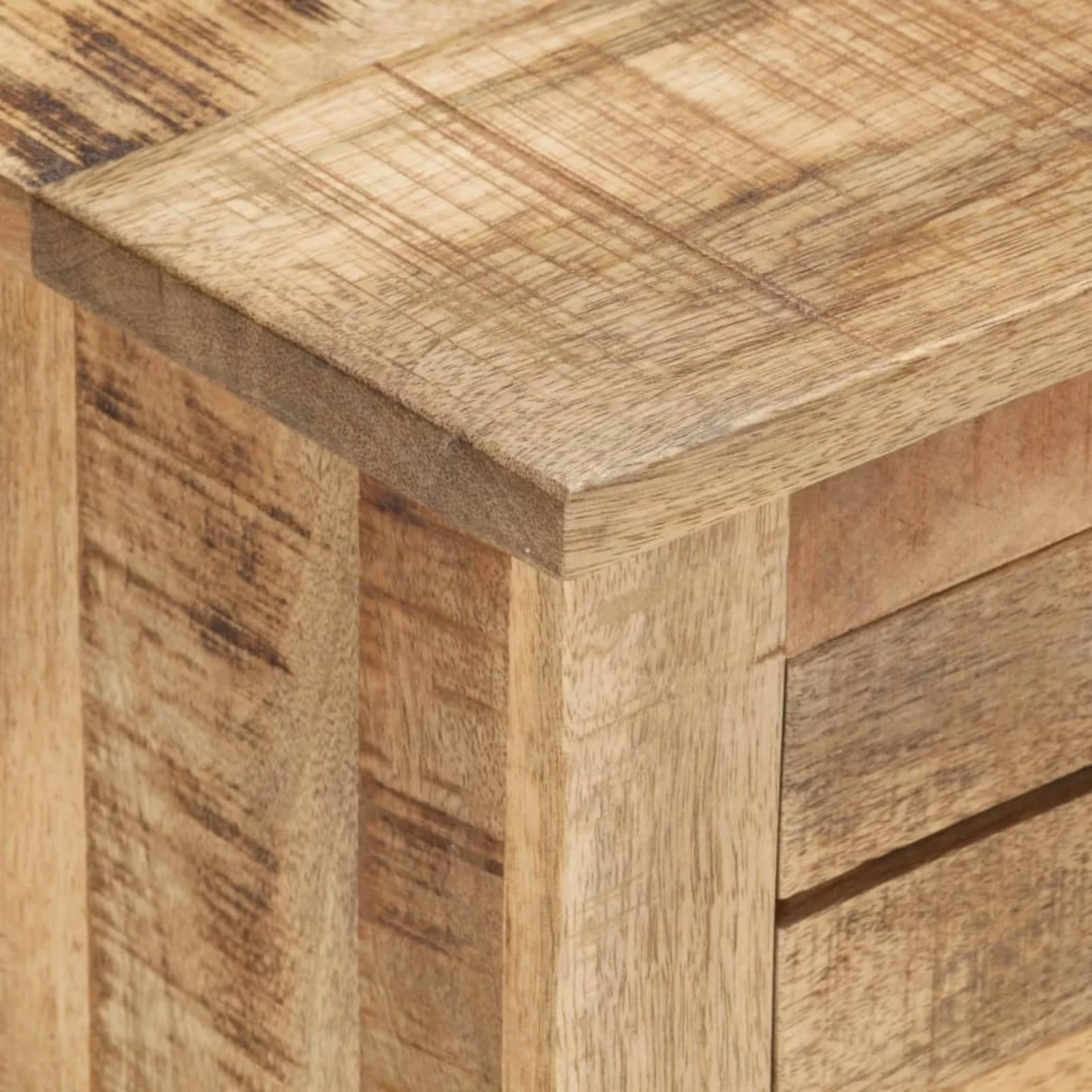 Anself TV Stand with 2 Storage Drawers