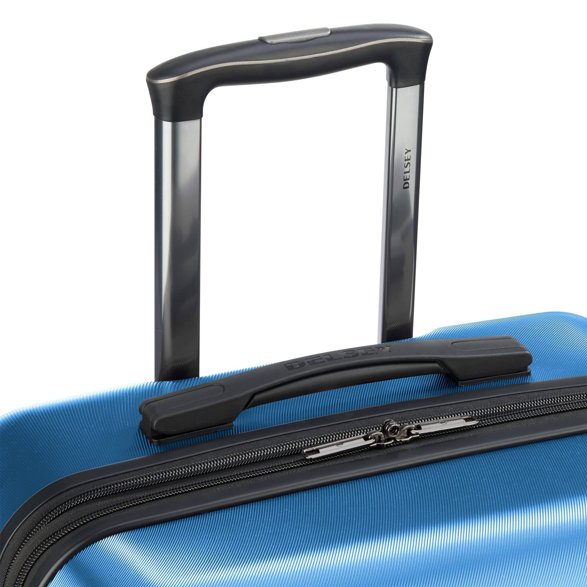 Delsey Comete 2.0 Expandable Spinner Carry-On Steel Blue