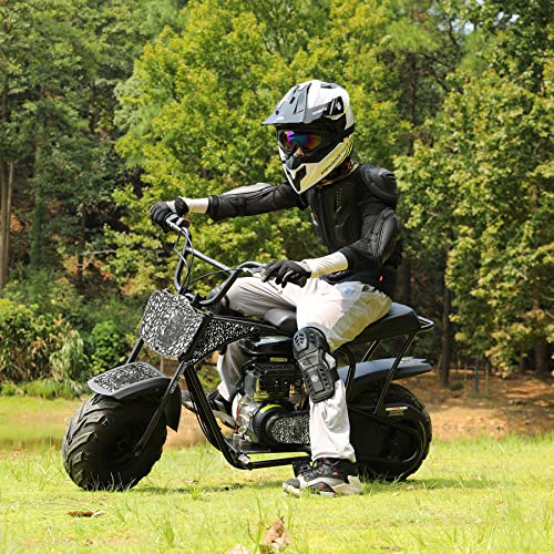 Oryxearth Mini Dirt Bike for Kids, 105CC 4-Stroke Kid Gas Powered Off-Road Pocket Pit Trail Motorcycle W/EPA Approved