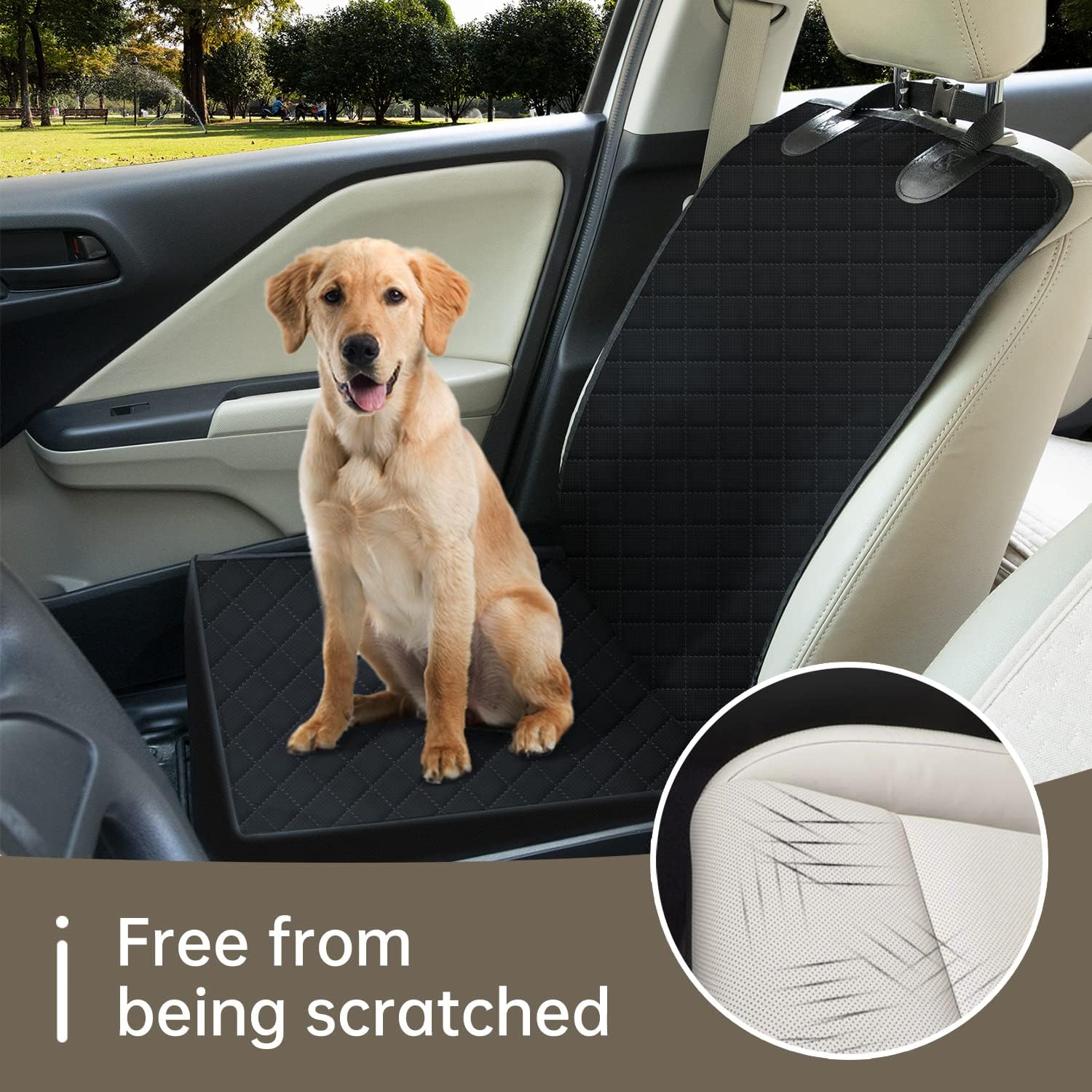 NESTROAD SUV Cargo Liner for Dogs, Waterproof & Nonslip Dog Trunk Cargo Cover Mat for Backseat