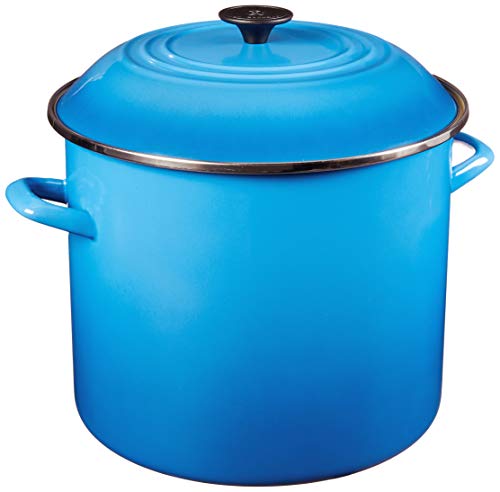 Le Creuset Enamel on Steel Stockpot, 10 qt., Olive