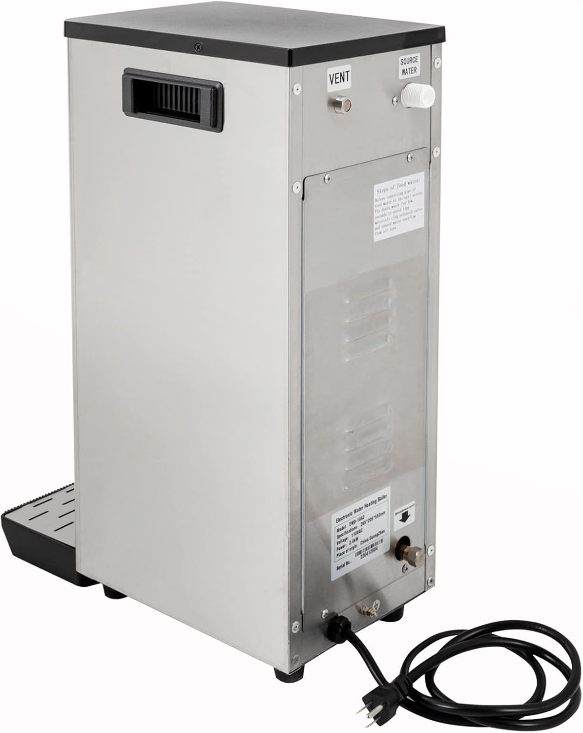 10L (2.5 Gallon) Commercial Hot Water Dispenser, 2400W Electric Water Boiler and Dispenser Boiling Water Machine for Restaurant, Home, Office