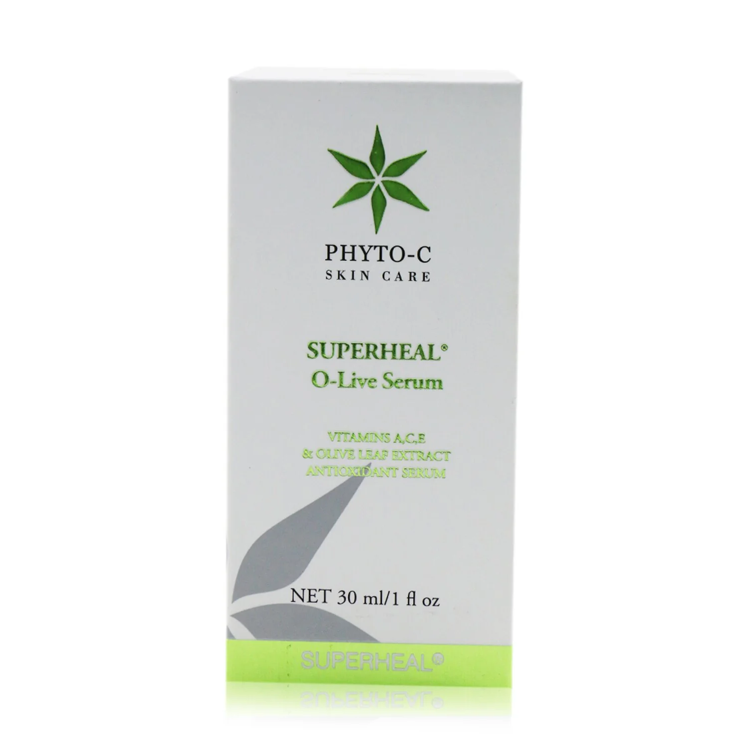 Phyto-C Superheal O-Live Serum (Vitamins A,C,E & Olive Leaf Extract Antioxidant Serum) 30ml/1oz