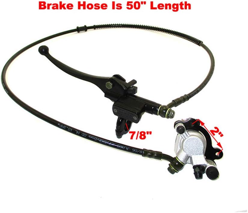TC-Motor Upgraded Hydraulic Brake System 50 Incch Hose For Mini Bike Baja Doodlebug DB30 Minibikes Go Karts Pack of 2