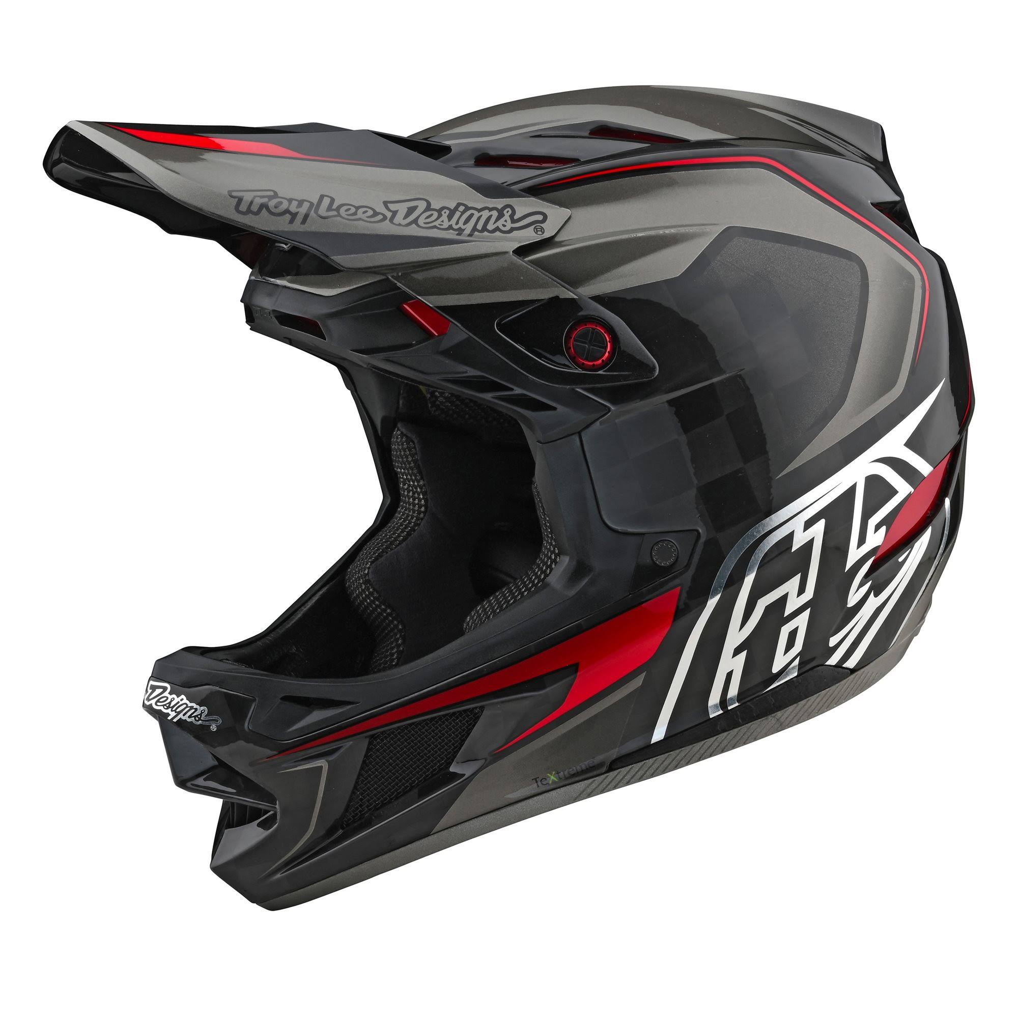 Troy Lee Designs D4 Carbon Helmet w/ MIPS Large / Exile Gray