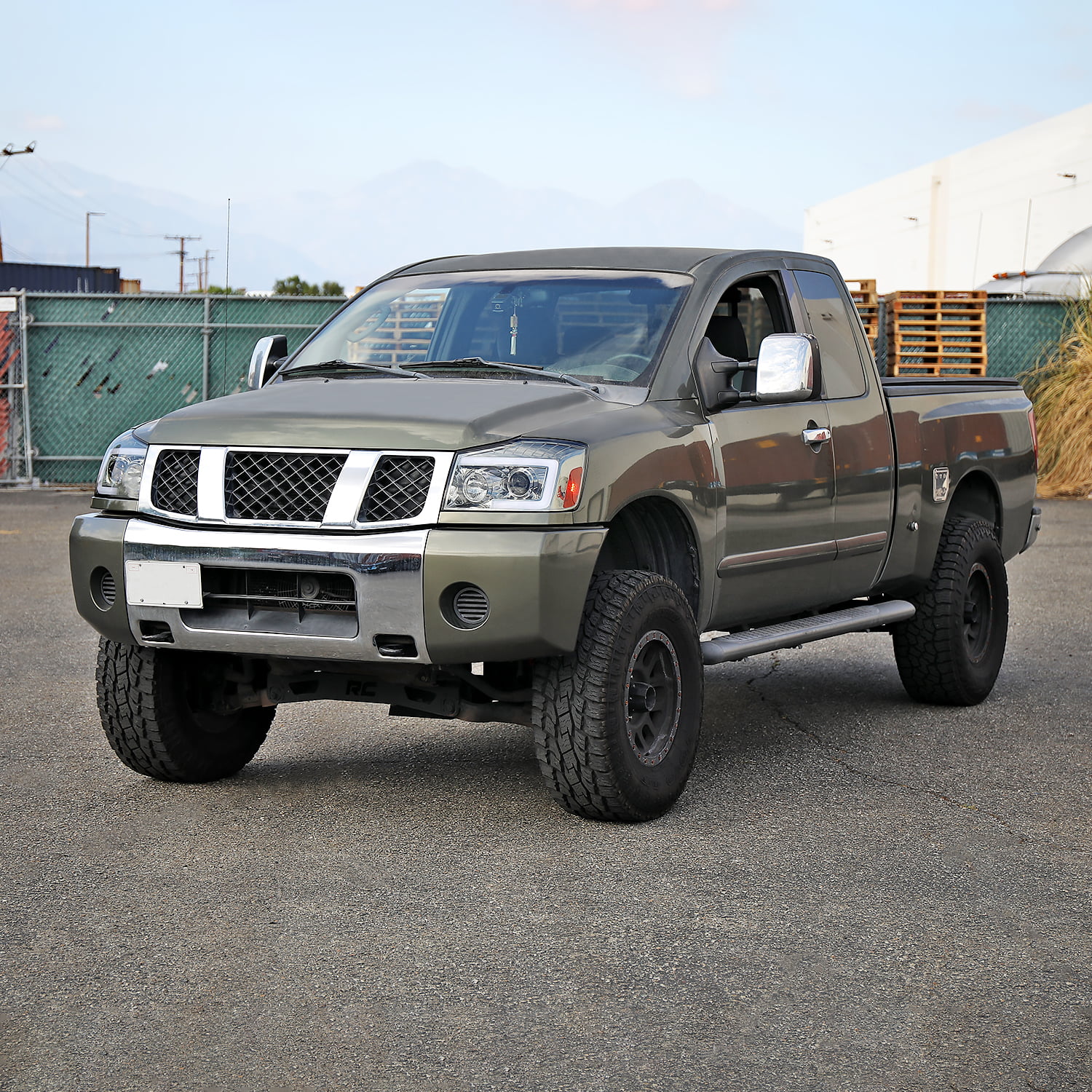 Spec-D Tuning Smoke Sequential LED Projector Headlights Compatible with 2004-2015 Nissan Titan