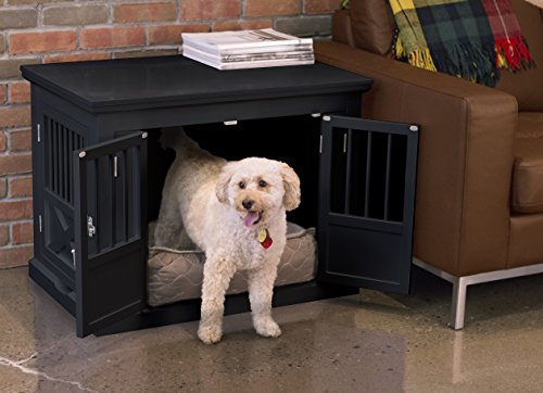 zoovilla Merry Products Triple Door Medium Dog Crate, Color White