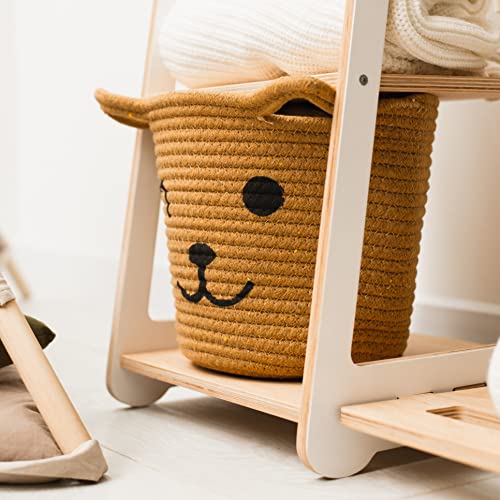 Montessori Teepee Style Clothing Rack Furniture for Toddler Wood Kids Playroom Natural Wooden Nursery Baby Neutral Room Storage Clothes Shelf Kids