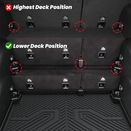 LASFIT Floor Mats & Trunk Mat for Jeep Grand Cherokee 2022-2025 5-Seat (Include 4xe, NOT for L)