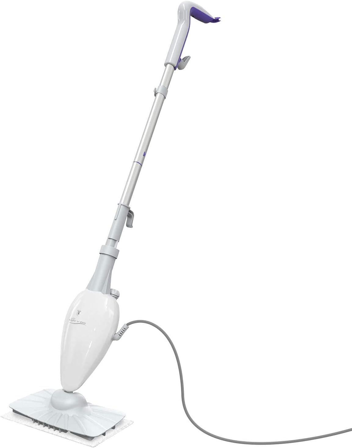 LIGHT 'N' EASY Steam Mop, Floor Steamers for Hardwood and Tile,Lightweight Steam Mops for Laminate Floor,Carpet Steamer,Wood Floor Mop Steam Cleaners