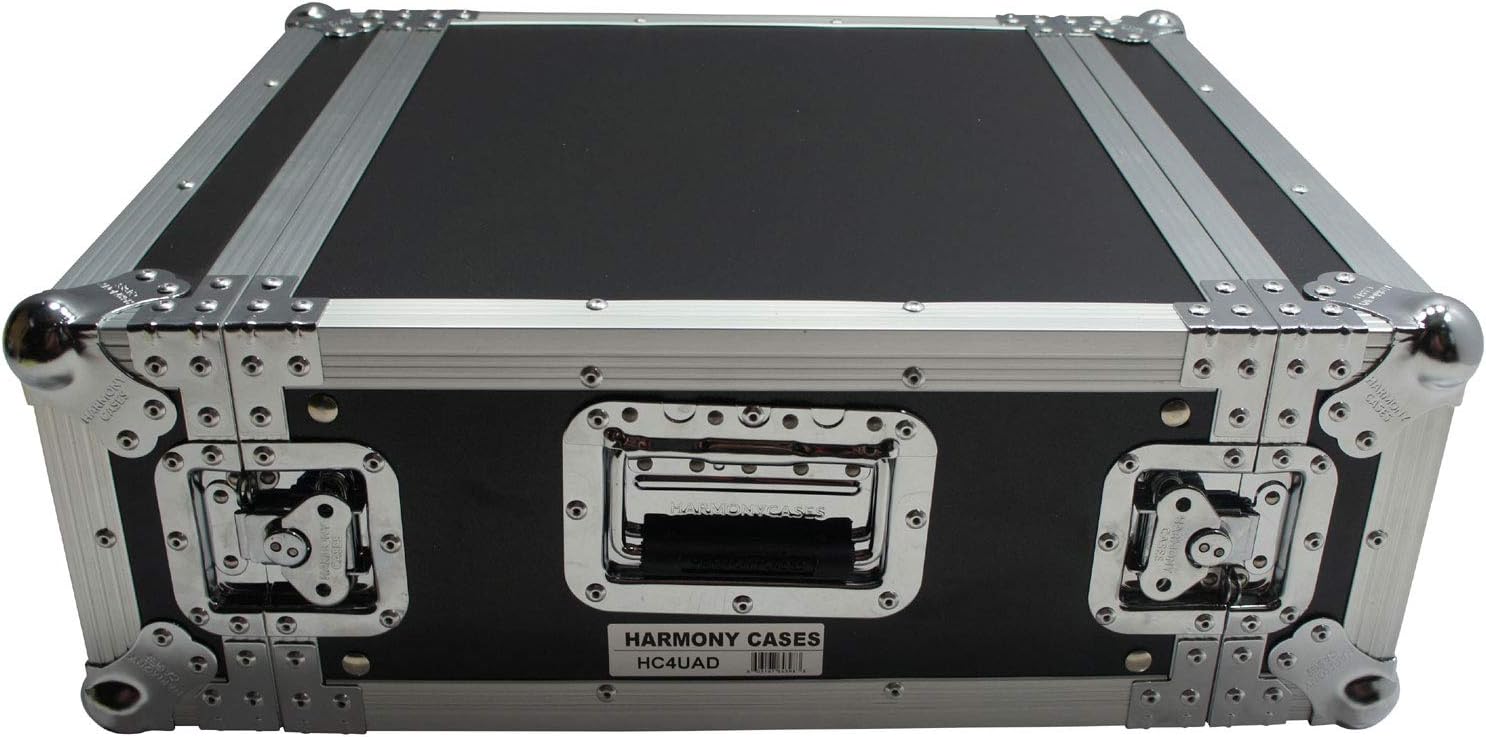 Harmony Cases HC6UAD DJ Flight Amp 6U Rack Space Road Travel Amplifier Case