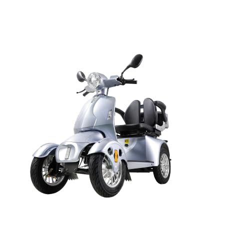 4 Wheel Mobility for Adults and Senior Fat tire Scooter Electric Powered Chargeable Device for Travel