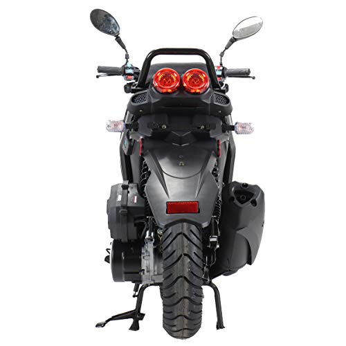 X-PRO 150cc Adult Moped Street Gas Moped 150cc Bike with 12" Aluminum Wheels (White)