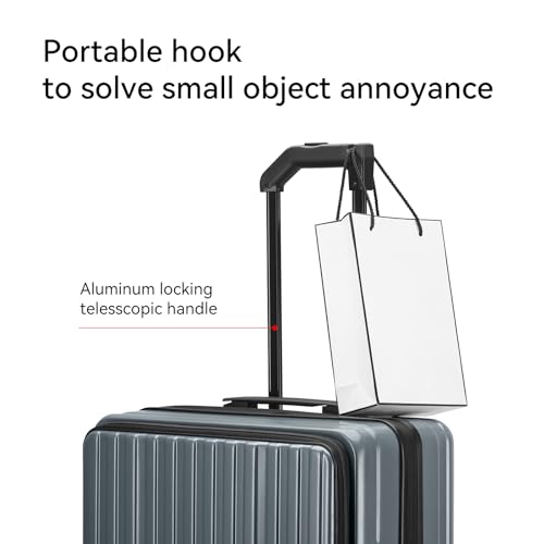 ROAMING Grace Expandable Carry On Luggage Airline Approved, 20 Inch Hardside Carry On Suitcase with Wheels