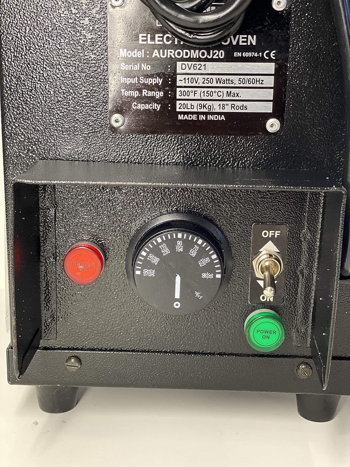 Arc Union High-Quality Lightweight Temperature Controlled 20 lb Dry Stick Welding Electrode Oven