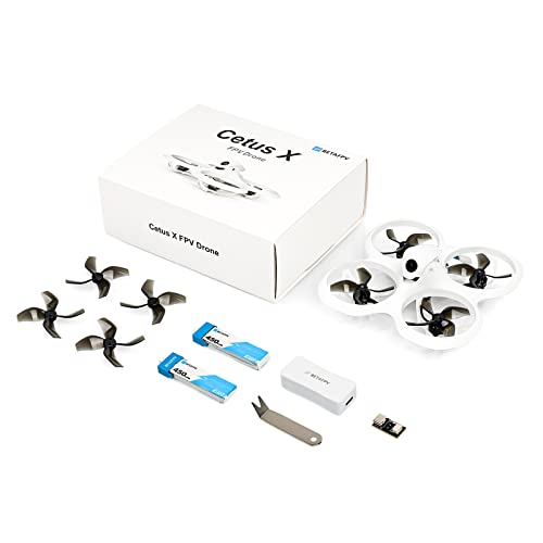 BETAFPV Betaflight ELRS Cetus X 2S Brushelss Drone with C04 FPV Camera VTX Module F4 2S 15A Flight Controller 1103 11000KV Motor