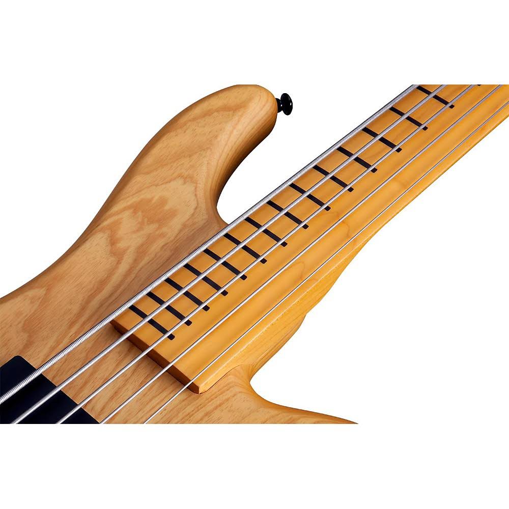 Schecter Session Stiletto 5 Fretless Electric Bass Aged Natural Satin