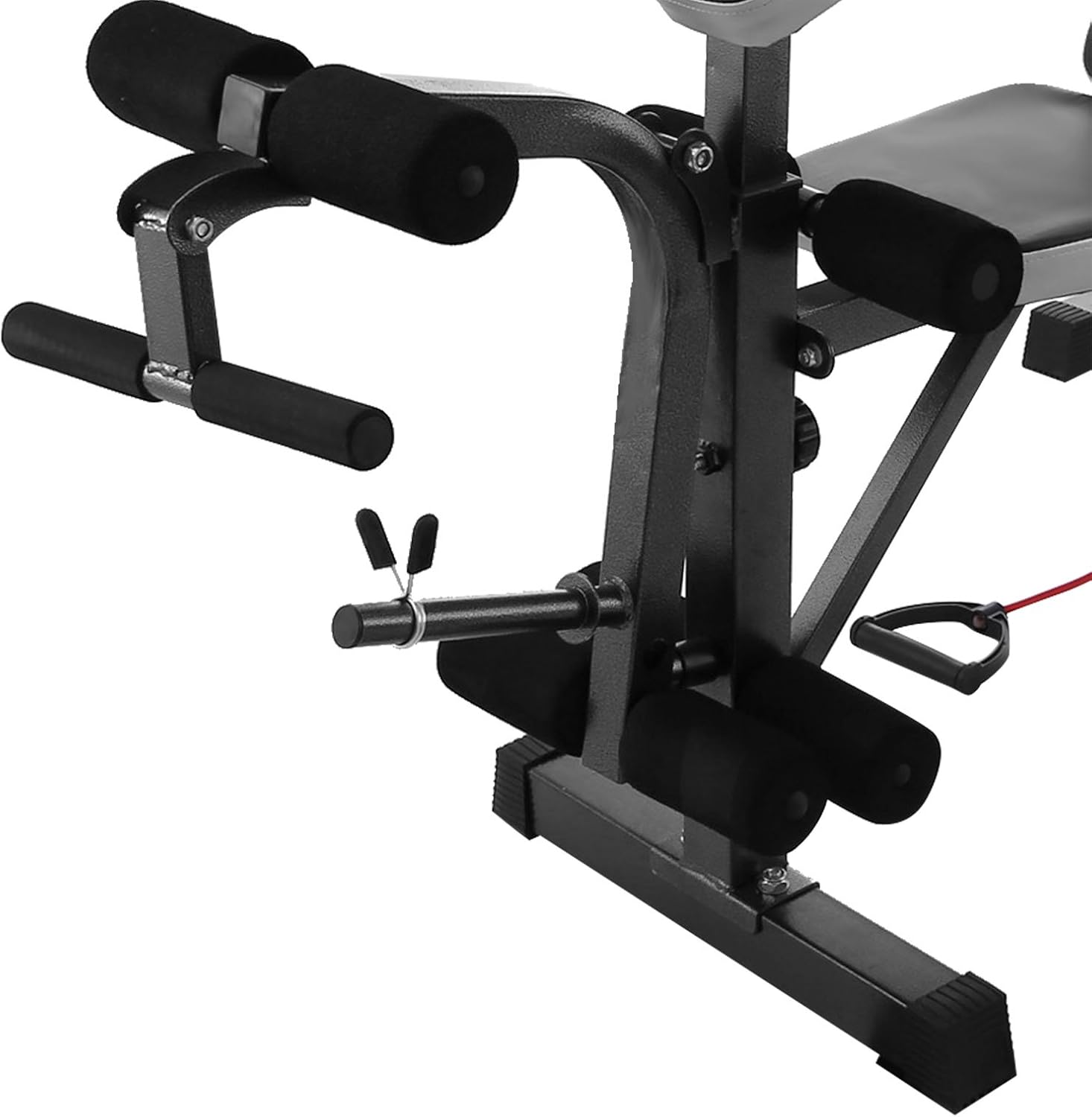 Happybuy Weight Bench 660LBS Weight Lifting Bench Weight Bench Adjustable Exercise Bench for Indoor Use Weight Bench Set with Leg Developer Workout