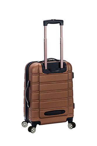 Rockland Melbourne Hardside Expandable Luggage with Spinner Wheels, 2TONEBLUE, 2 Piece (20/28)