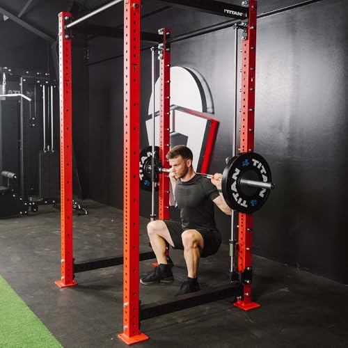 Titan Fitness X-3 Series 80" Smith Machine Power Rack Attachment, 500 LB Capacity, Comes with Smith Olympic Bar, Guide Rods, Safety Catches