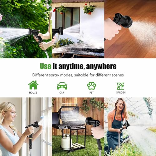 100FT Stainless Steel Garden Hose - Heavy Duty, Kink & Tangle Free, Bite Proof, Puncture Resistant with Connectors