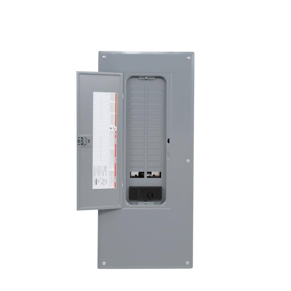 Square D Homeline Qwik-Grip 200A 60-Circuit 30-Space Indoor Main Breaker Plug-On Neutral Load Center HOM3060M200PQCVP