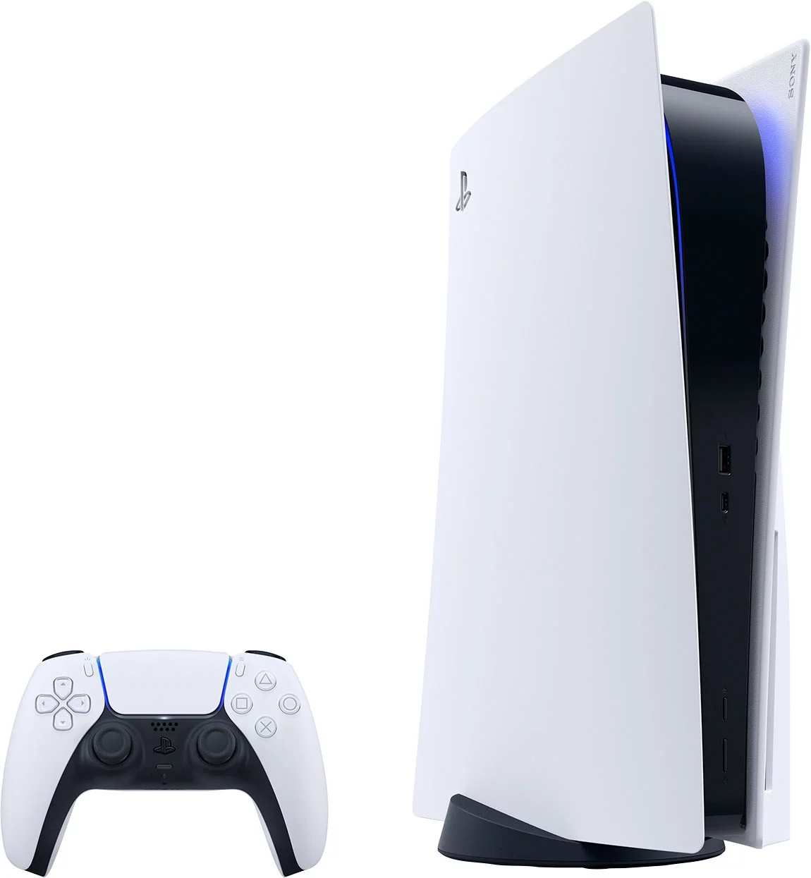 Sony Play Station 5 PS5 Disk Console Bundle God of War Ragnar&ouml;k, Grand Theft Auto V, Nearity HP10 Headset with Microphone