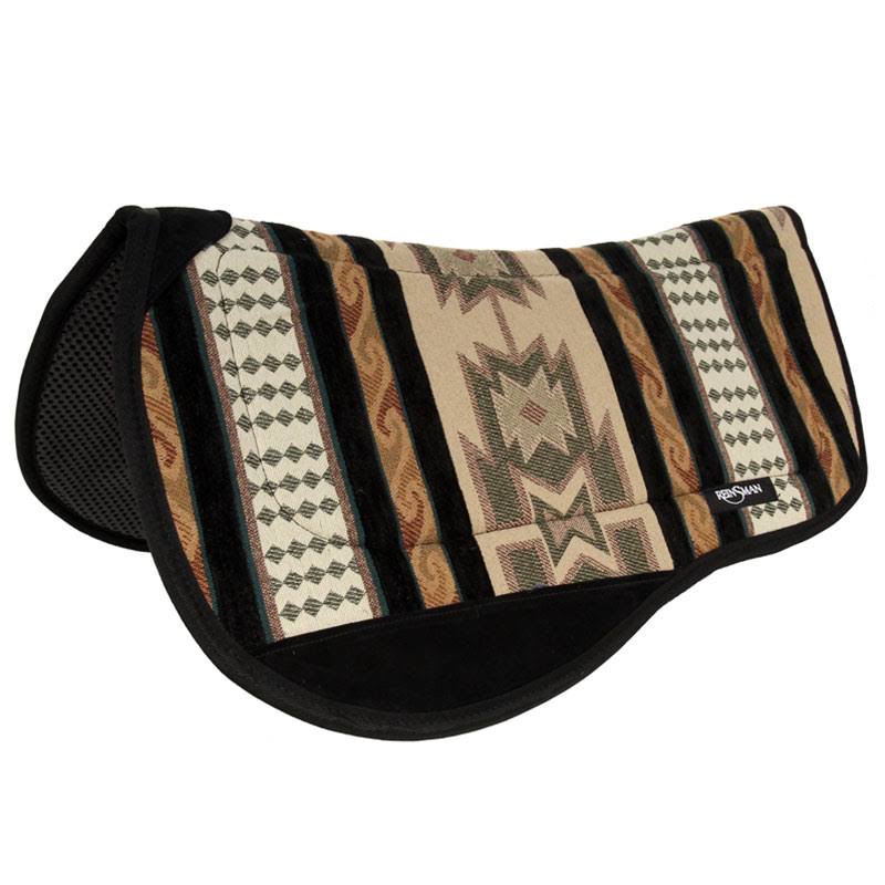 Reinsman Tacky Too Trail Pad 30inchL x 34inchD 34X30, Tan/Black