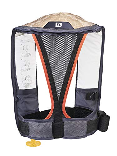 BLUESTORM Atmos 40 Automatic/Manual Inflatable PFD Life Jacket for Adults | US Coast Guard (USCG) Approved Life Vest