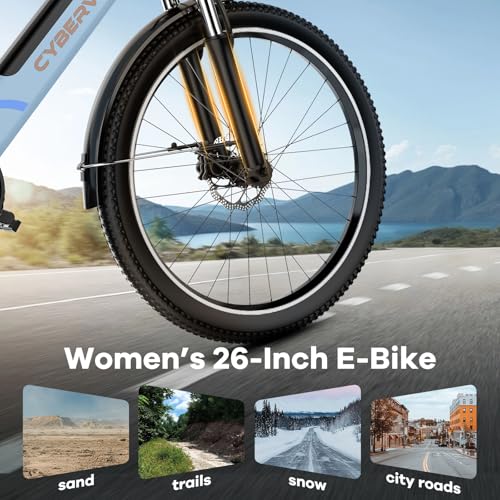 DriftGod 26" Electric Bike for Adults &ndash; Powerful 1000W Motor, 48V Removable Battery, 7-Speed, Front Suspension & LCD Display &ndash