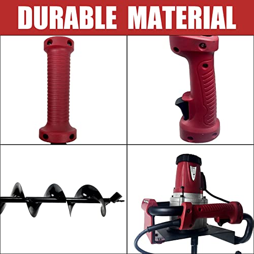 1500W Electric Post-Hole Digger with 6-Inch Auger Bit, Earth Auger Drill, Auger Bit Earth Auger, Ideal for Post Hole Digging, Drilling, Tree Planting