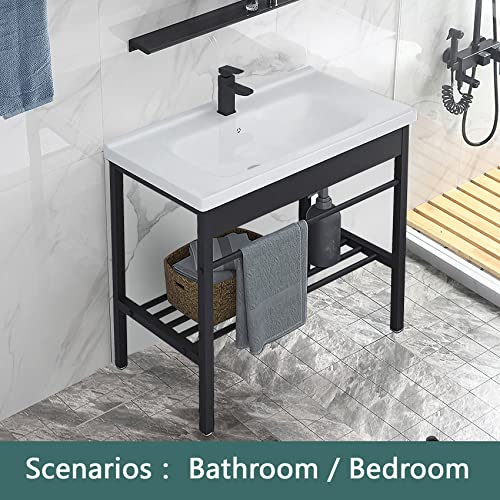 Freestanding Ceramic Laundry Utility Sink