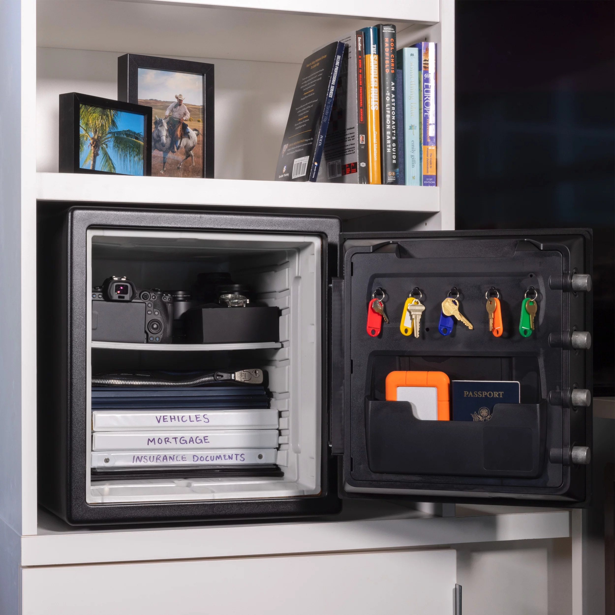 SentrySafe SFW123ES Water and Fire Resistant Safe with Digital Keypad Lock, 1.23 Cu. ft.