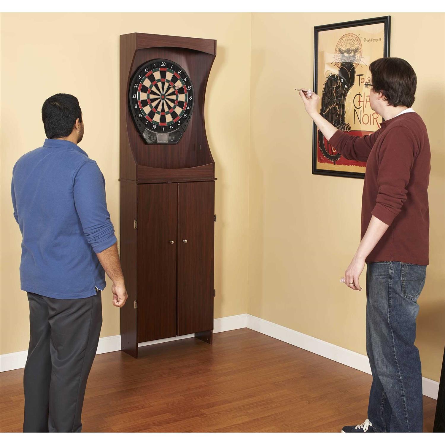 Hathaway Outlaw Free Standing Dartboard Cabinet Set - Sports Supplies Online Store