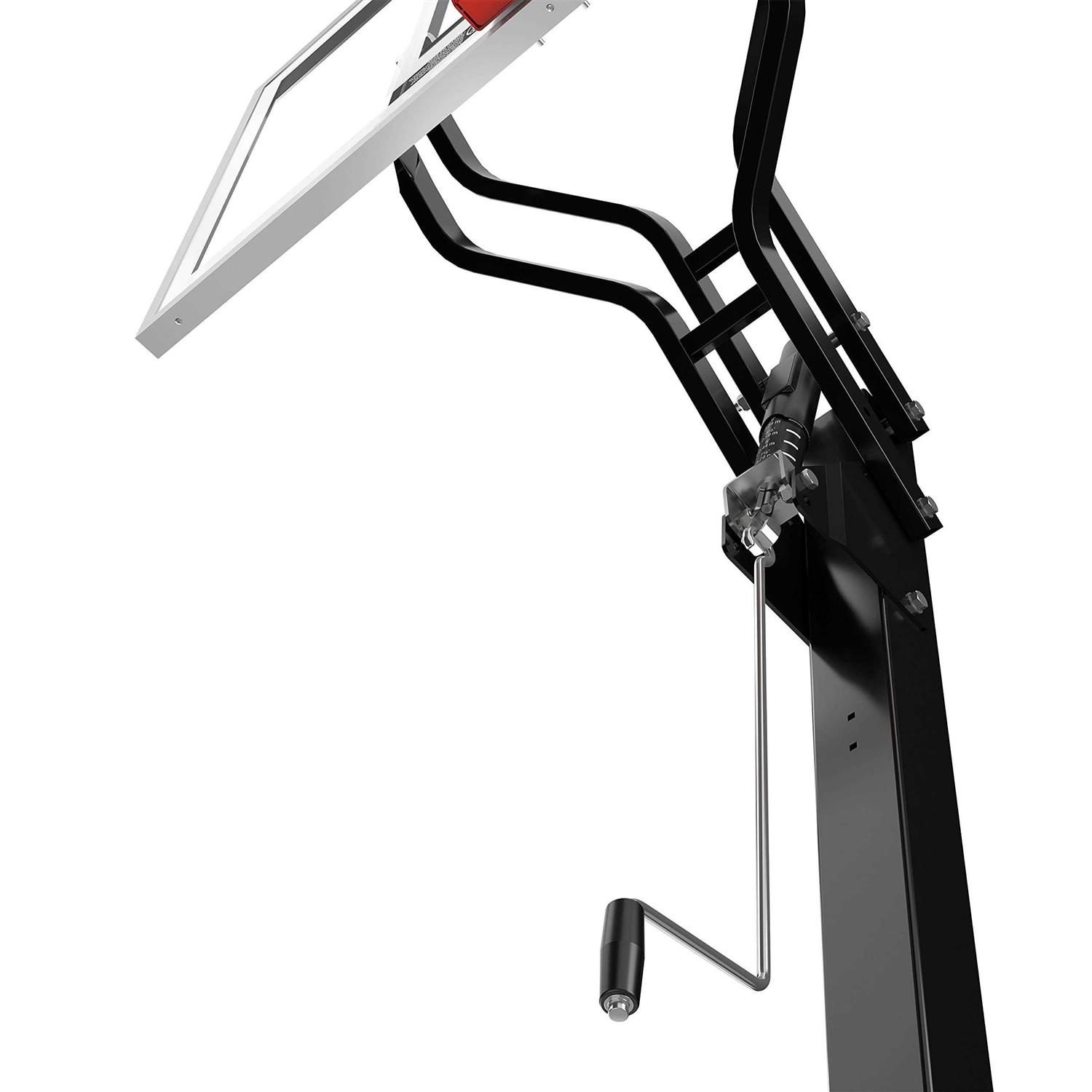 Spalding Tempered Glass U-Turn In Ground Basketball Hoop - Sports Supplies Online Store
