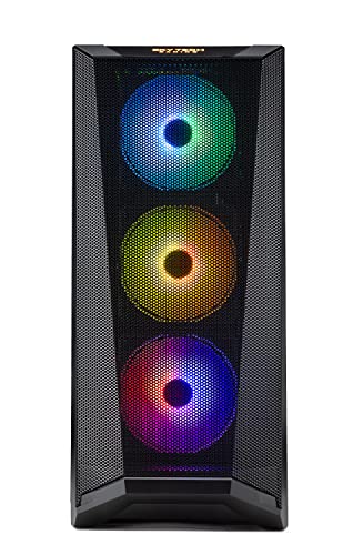 Skytech King 95 Gaming PC Desktop, Ryzen 7 9700X 3.8 GHz (5.5GHz Turbo Boost), NVIDIA RTX 5070 12GB GDDR7, 1TB Gen4 SSD, 32GB DDR5 RAM 6000 RGB