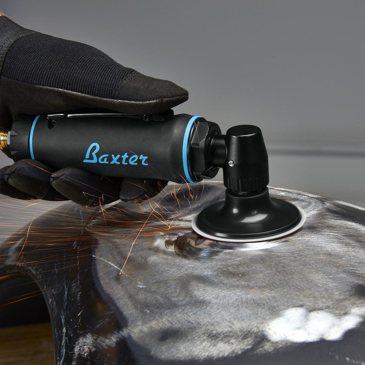 BAXTER 3 in. Professional Right Angle Disc Air Sander
