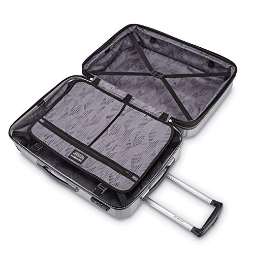 Samsonite Winfield 3 DLX Hardside Expandable Luggage with Spinners, Silver, Carry-On 20-Inch