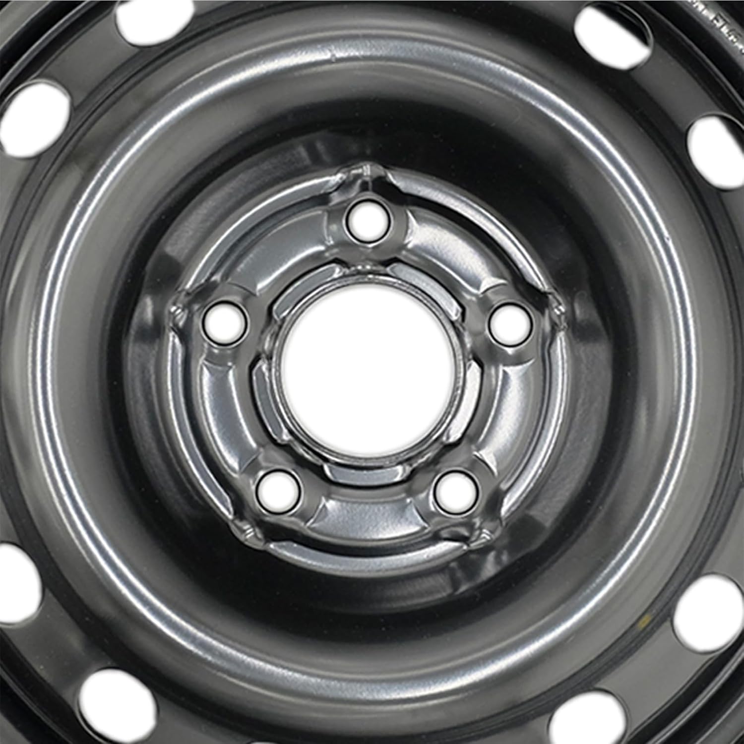 16" 16x6.5 Set of 4 Black Steel Wheels For Nissan Sentra 2013-2019 OEM Design Replacement Rim