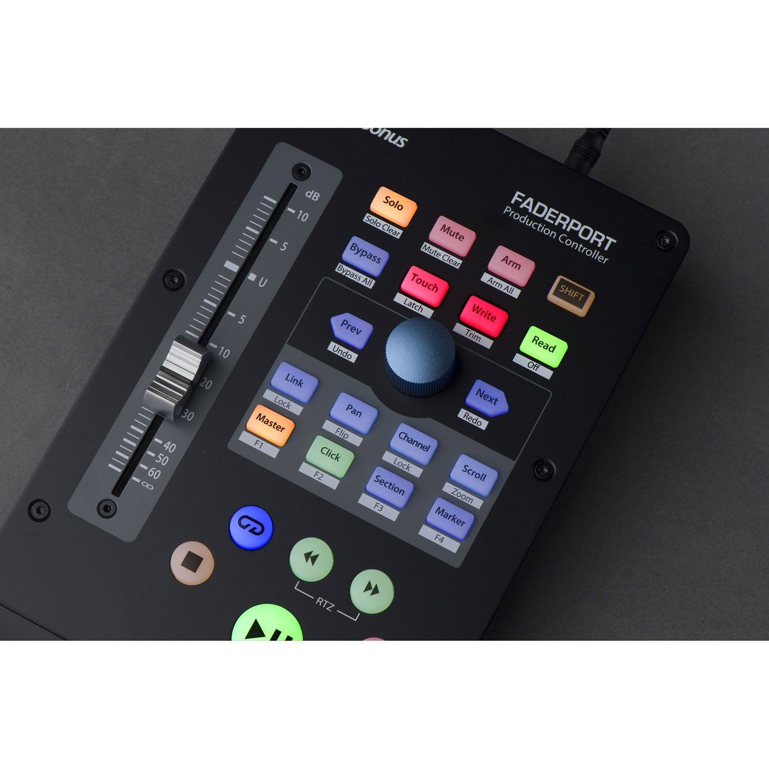 PreSonus FaderPort Single-Fader USB Control Surface (2nd Generation) and Cables PACKAGE.