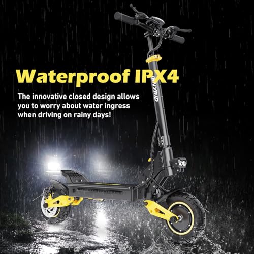 800W/2000W e Scooter for Adults Electric Scooter with Seat 10" Off Road Pneumatic Tires Long Range Motorized e-Scooter,28-35MPH
