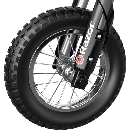 Razor MX400 Dirt Rocket - Electric-Powered Dirt Bike for Kids 8+, Up to 14 MPH, High/Low Speed Switch, Up to 60 Minutes Ride Time