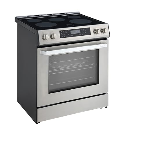 Rangaire Stainless Steel Gas/Electric/Induction Range 4 and 5 Cooktop Burners, True Convection, Steam and Self Clean