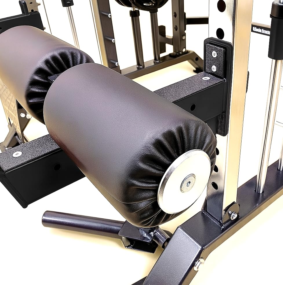 MiM USA Hercules EX Commercial All in One Gym Machine w/400 lb Weight Stack Jammer Arms Adj Bench Leg Press Leg Extension Arm Curl LAT Seat Complete